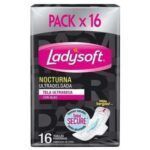 Toalla Femenina Nocturnas Ladysoft Ultradelgada, Tela Ultraseca