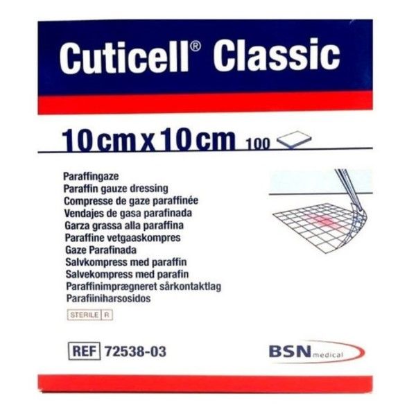 Gasa Parafinada Cuticell Classic 10x10 cm - Unidad