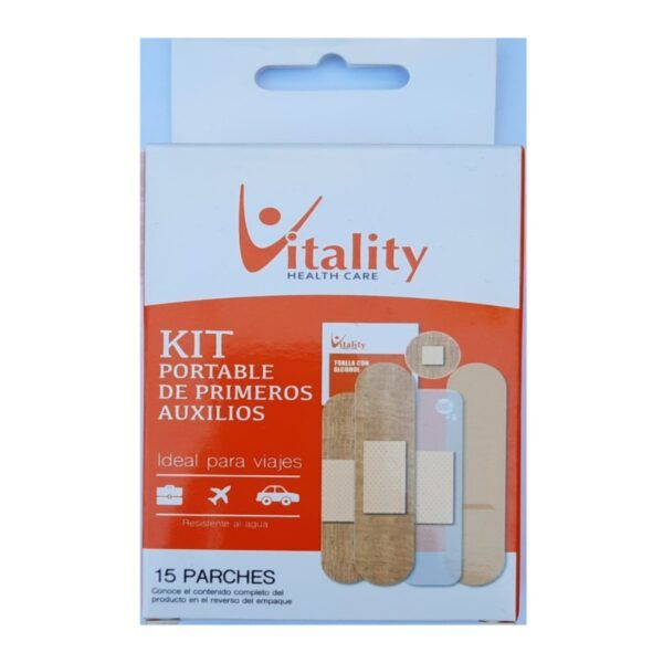 Kit de Parches Curitas Para Viajes Vitality