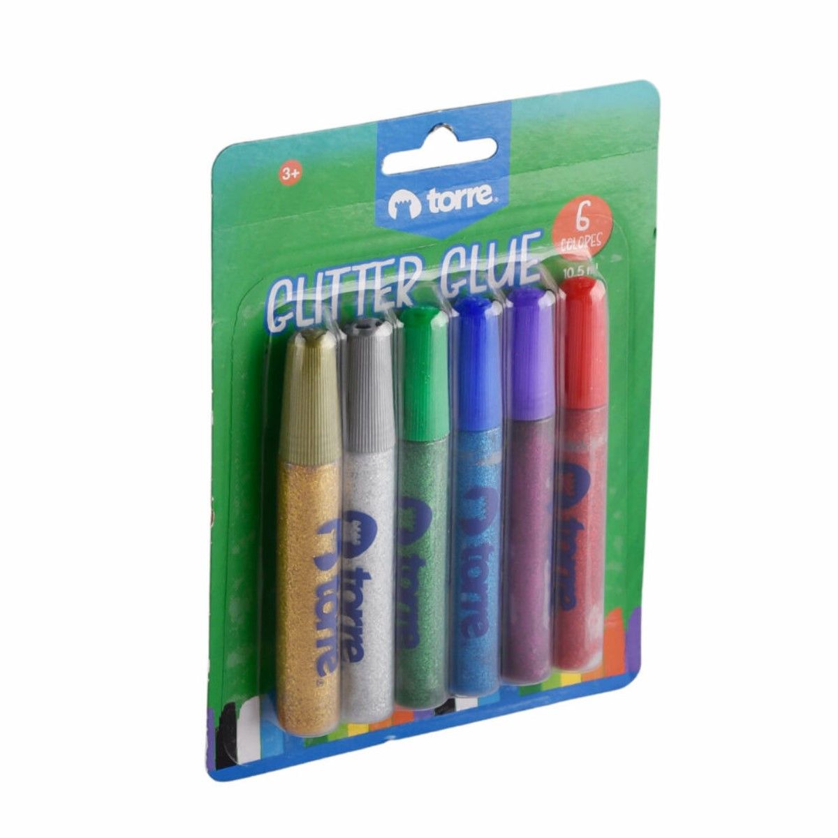 Glitter Glue 6 Colores Torre