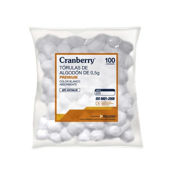 Tórula de Algodón Cranberry