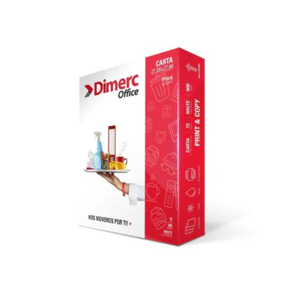 Papel Fotocopia 500 Hojas Dimerc Resma