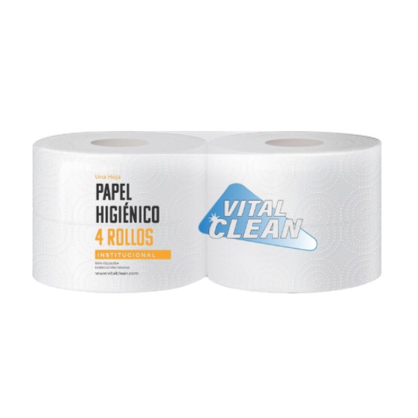 Papel Higiénico Hoja Simple 4x500 mts