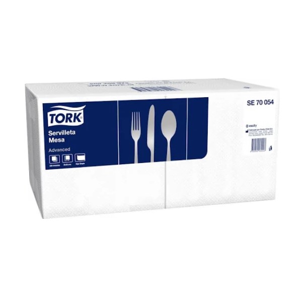 Servilletas Cocktail Tork Universal Hoja Simple 200 Und